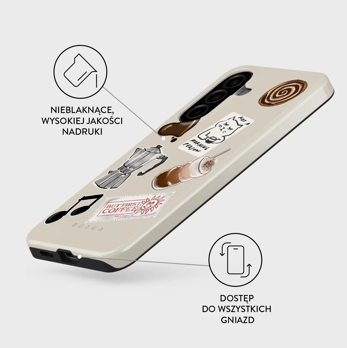 Oat Milk Please - Samsung Galaxy A57 5G Etui - Image 3