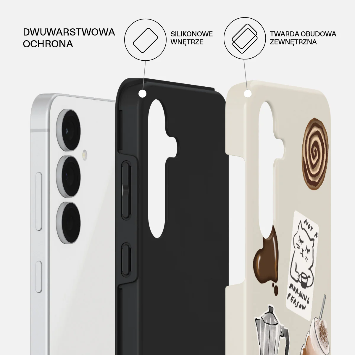Oat Milk Please - Samsung Galaxy S25 FE Etui - Image 2