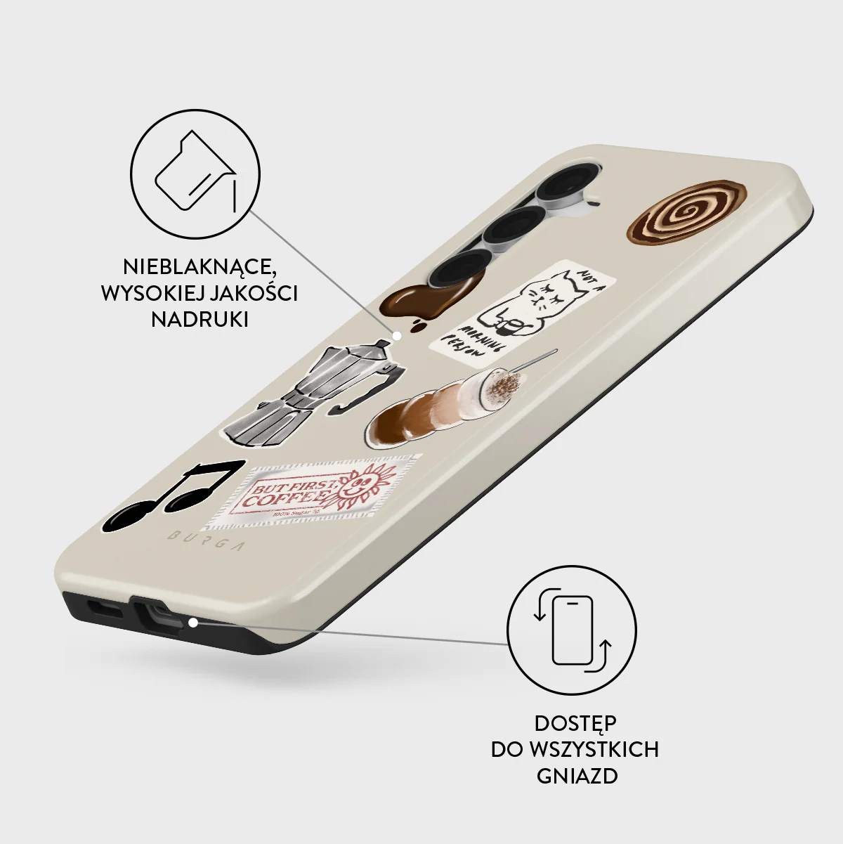 Oat Milk Please - Samsung Galaxy S25 FE Etui - Image 3