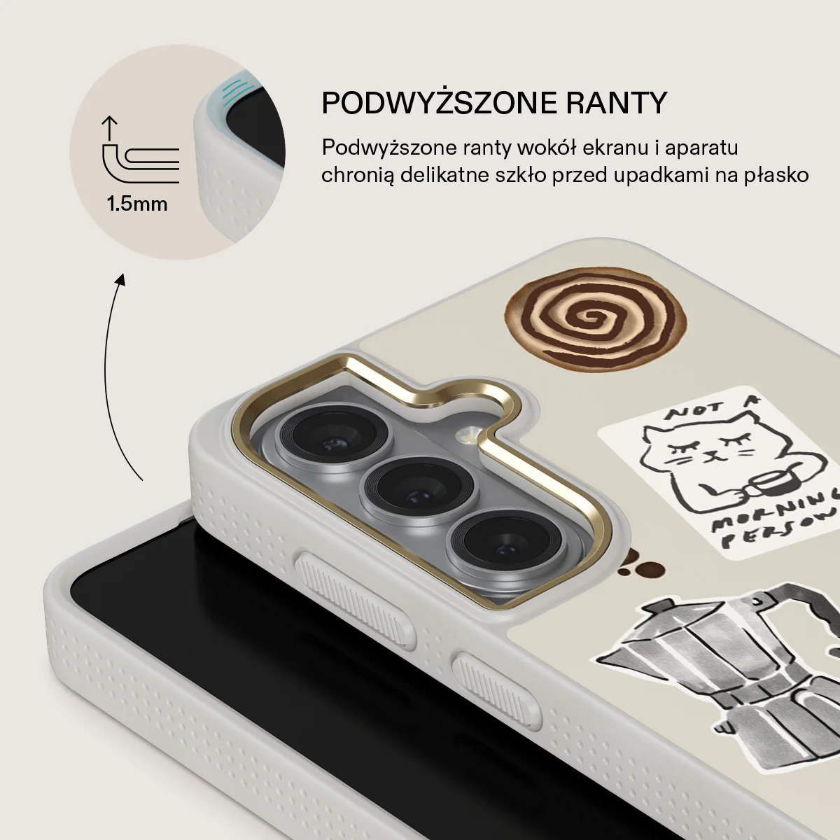 Oat Milk Please - Samsung Galaxy S26 Plus Etui - Image 29