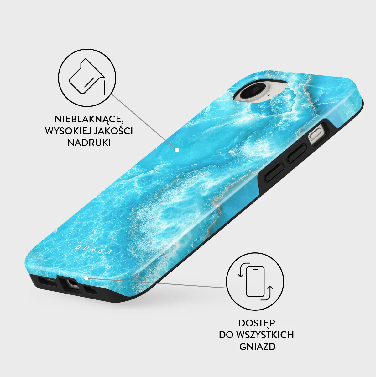 Ocean Waves - iPhone 17e Etui - Image 3