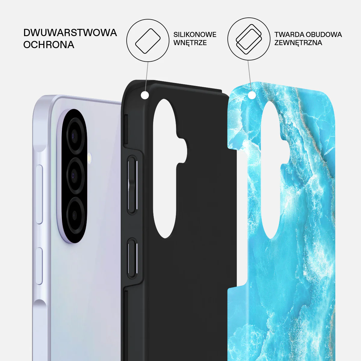 Ocean Waves - Samsung Galaxy A37 5G Etui - Image 2