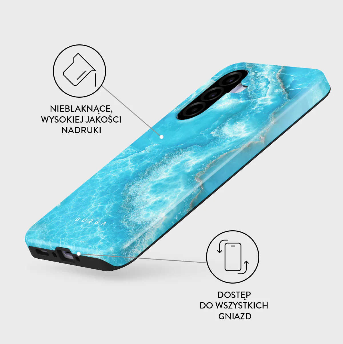 Ocean Waves - Samsung Galaxy A37 5G Etui - Image 3
