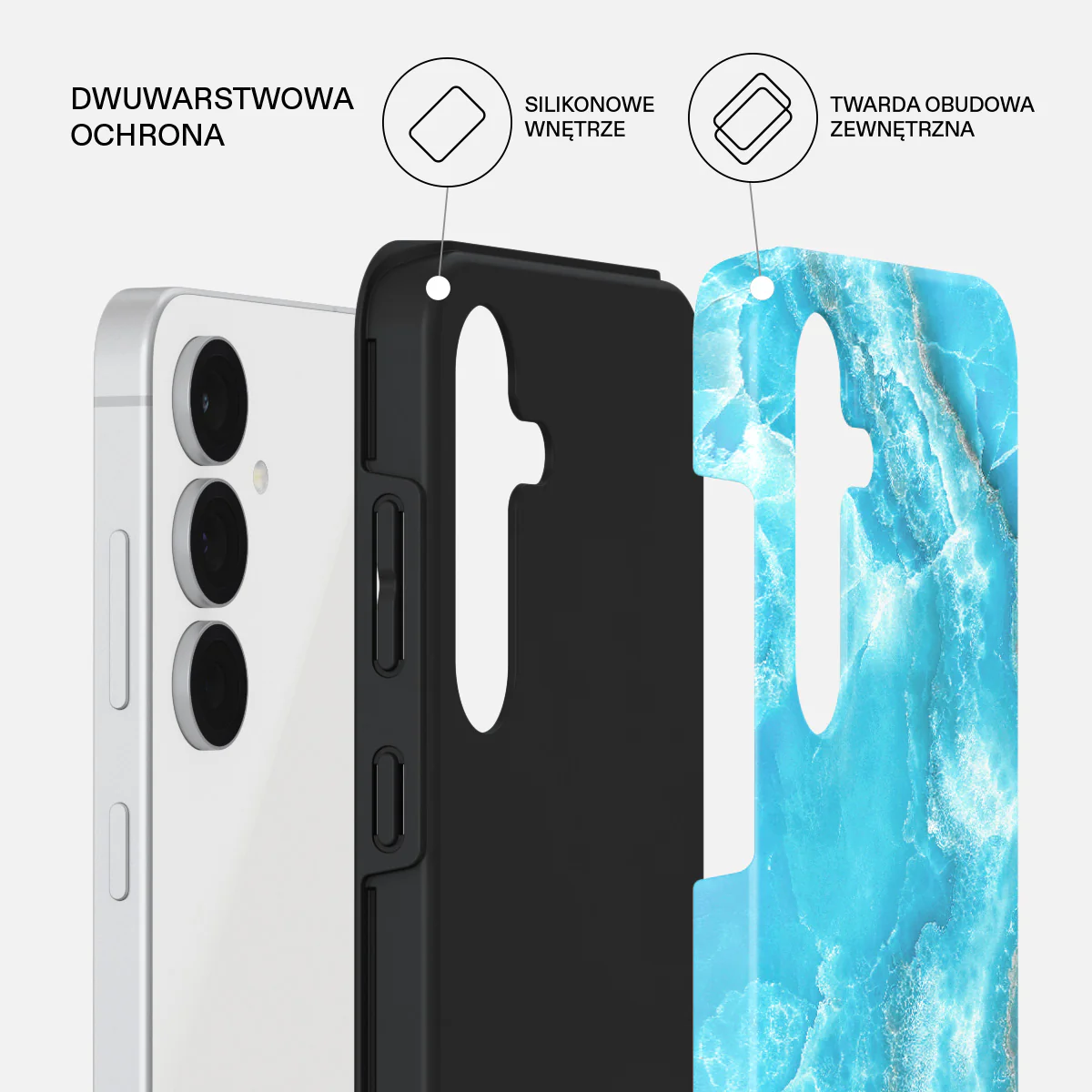 Ocean Waves - Samsung Galaxy S25 FE Etui - Image 2