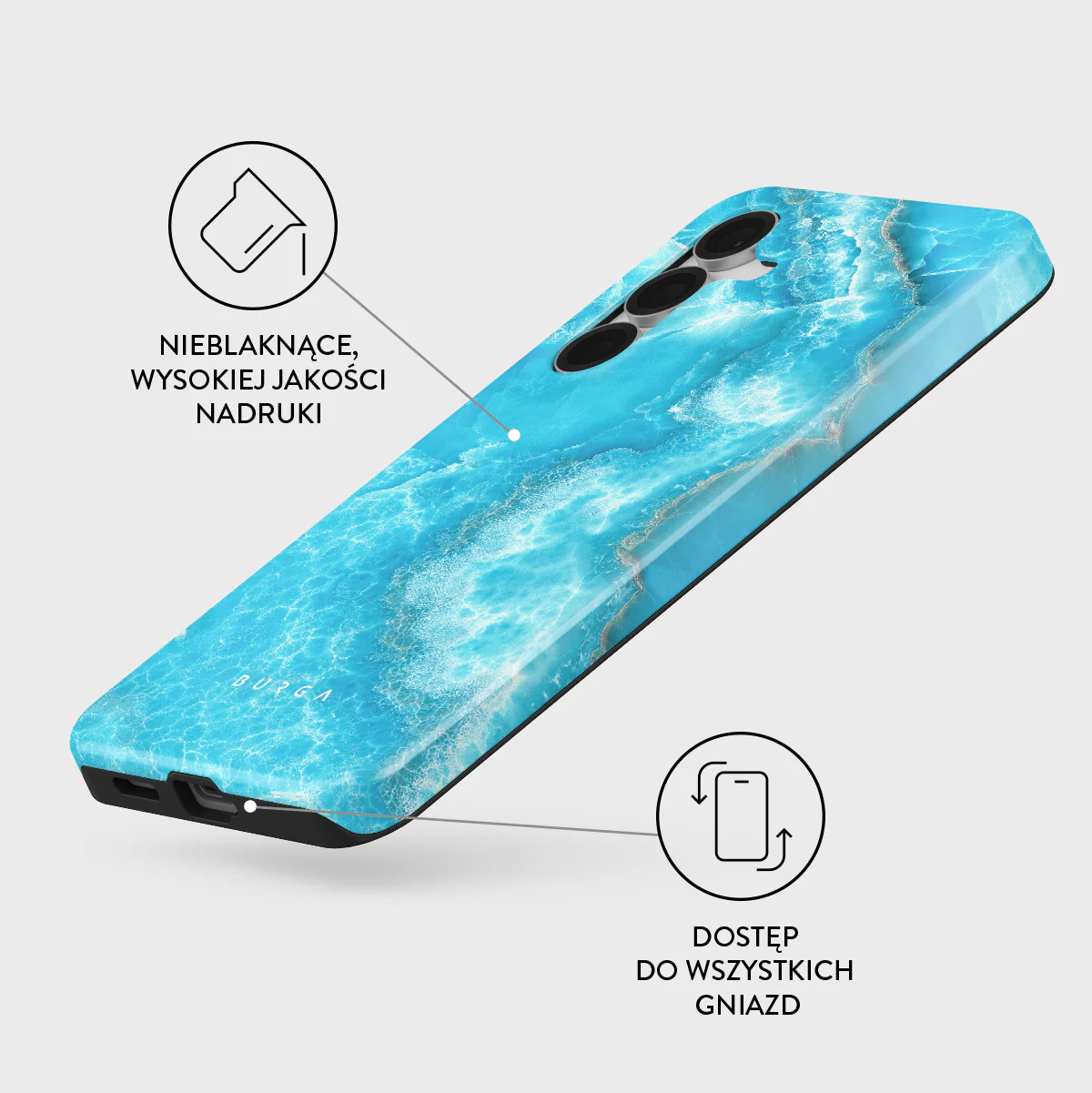Ocean Waves - Samsung Galaxy S25 FE Etui - Image 3