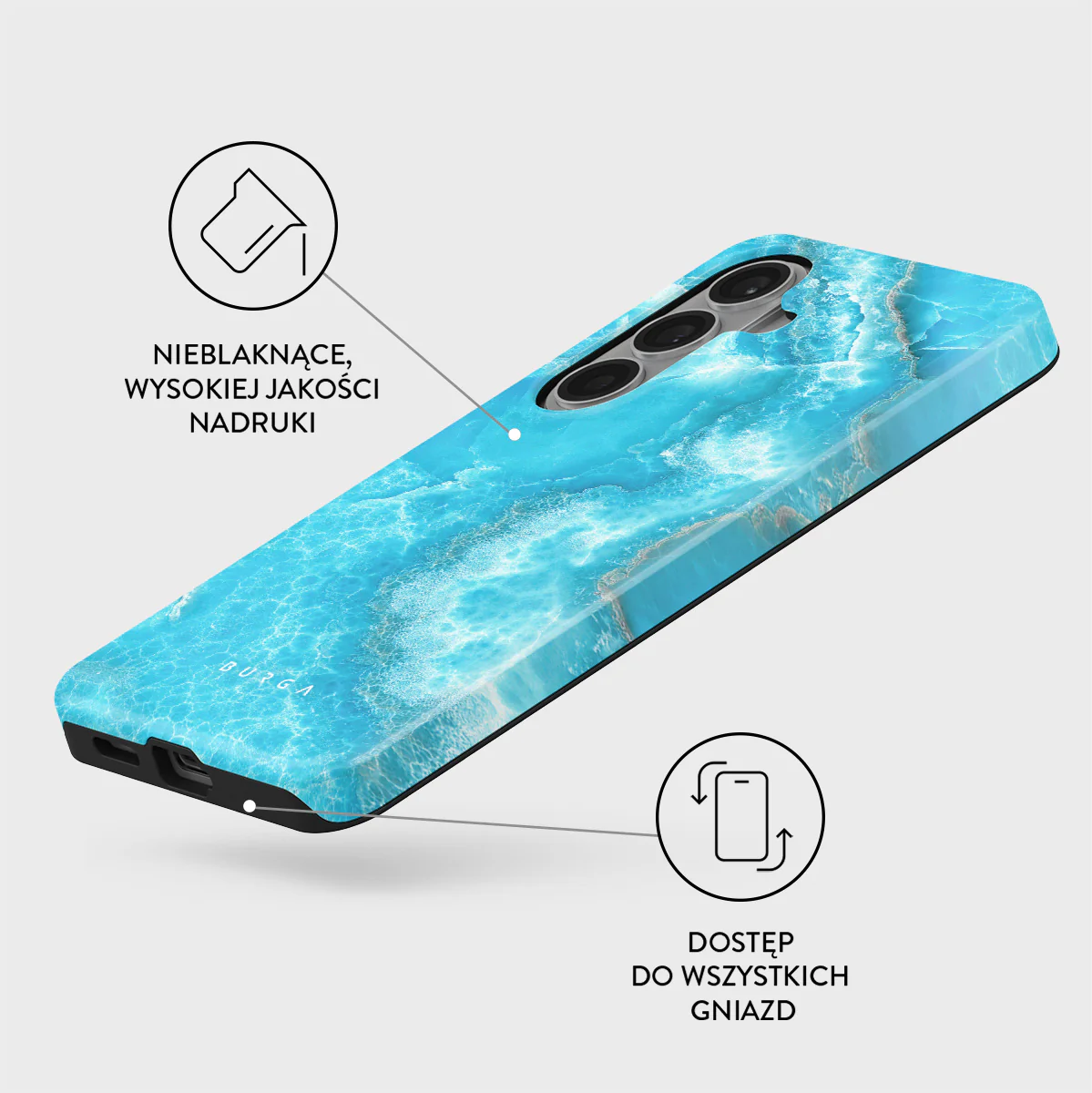Ocean Waves - Samsung Galaxy S26 Plus Etui - Image 3