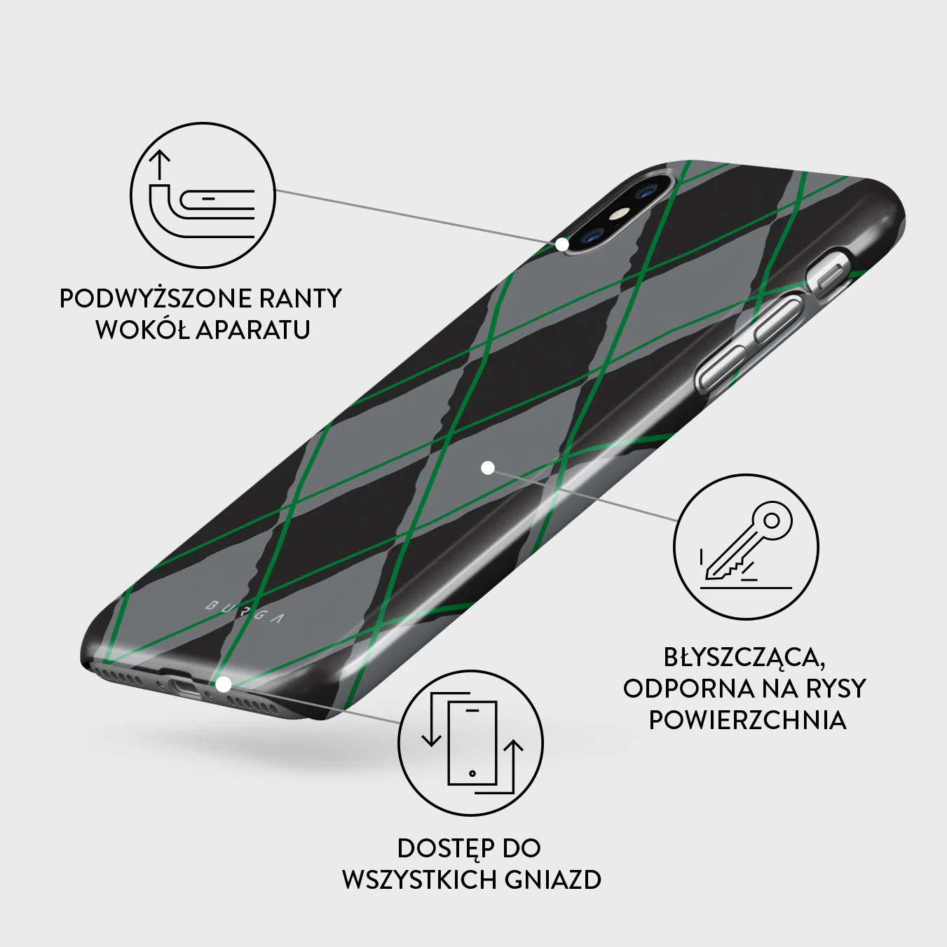 Old School - iPhone X / XS Etui - Image 3
