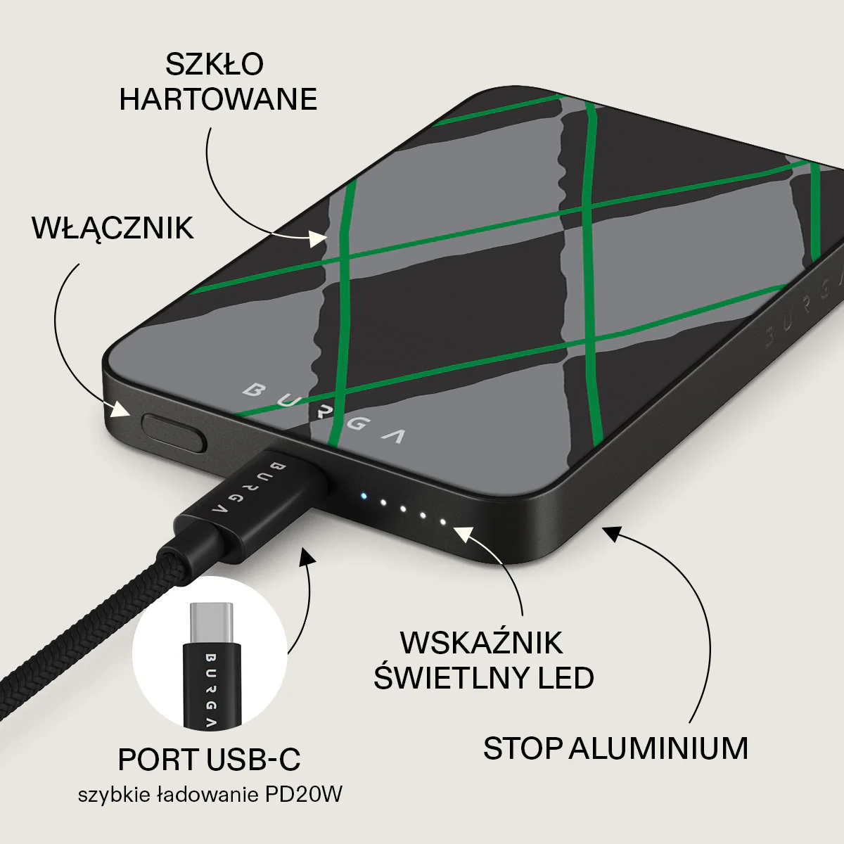 Old School - Magnetyczny power bank - Image 5