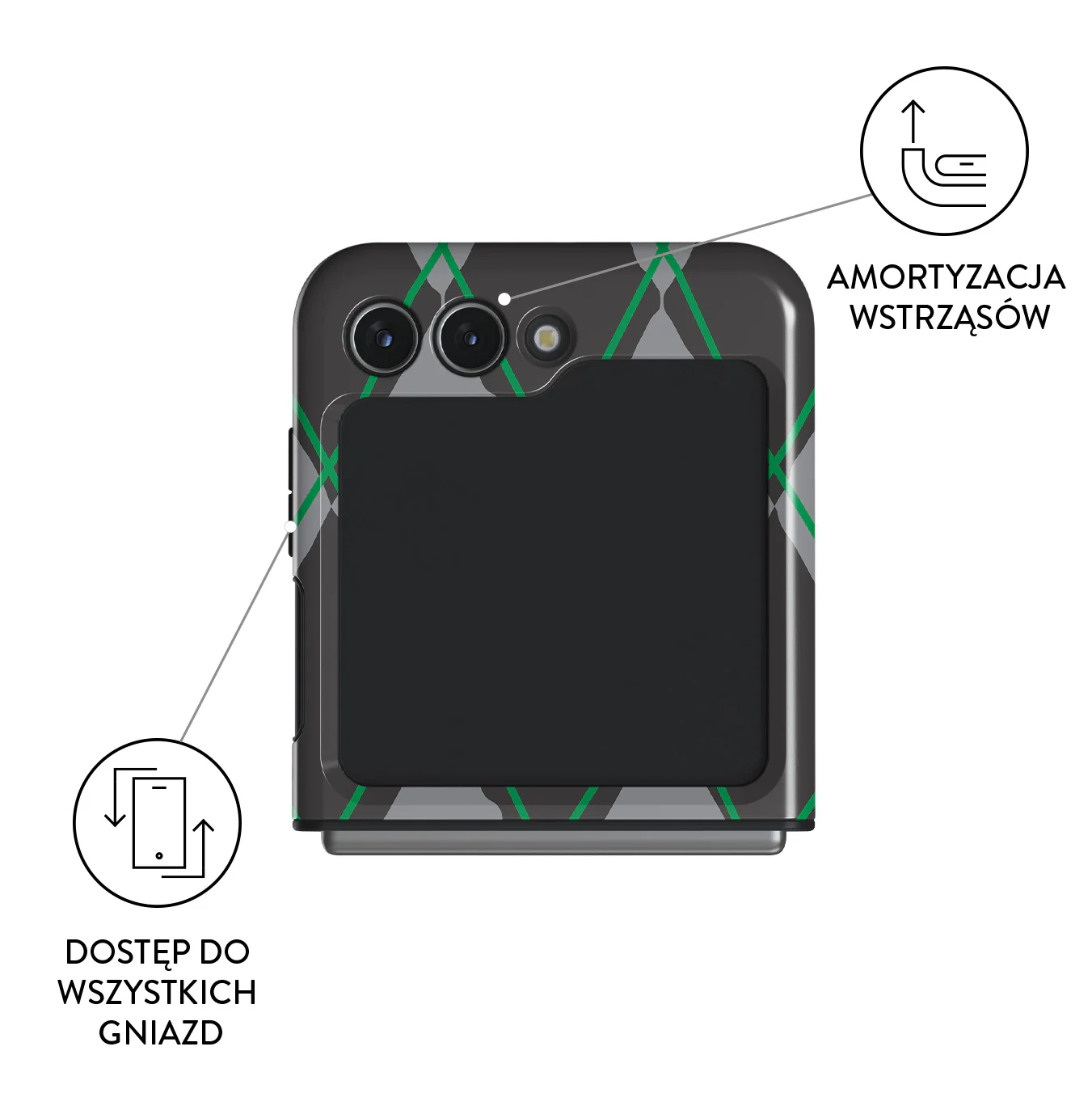 Old School - Samsung Galaxy Z Flip 5 Etui - Image 3