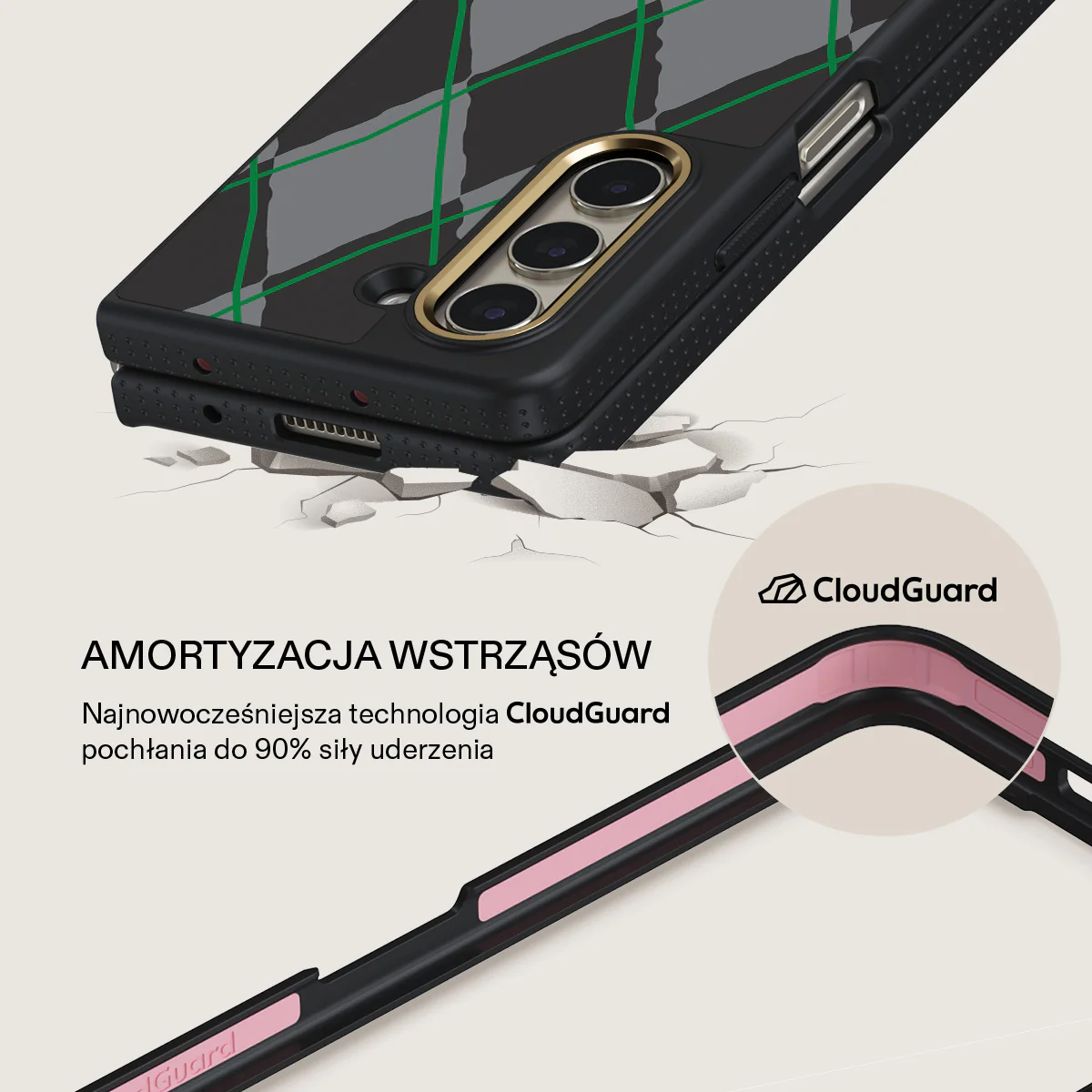 Old School - Samsung Galaxy Z Fold 5 Etui - Image 3