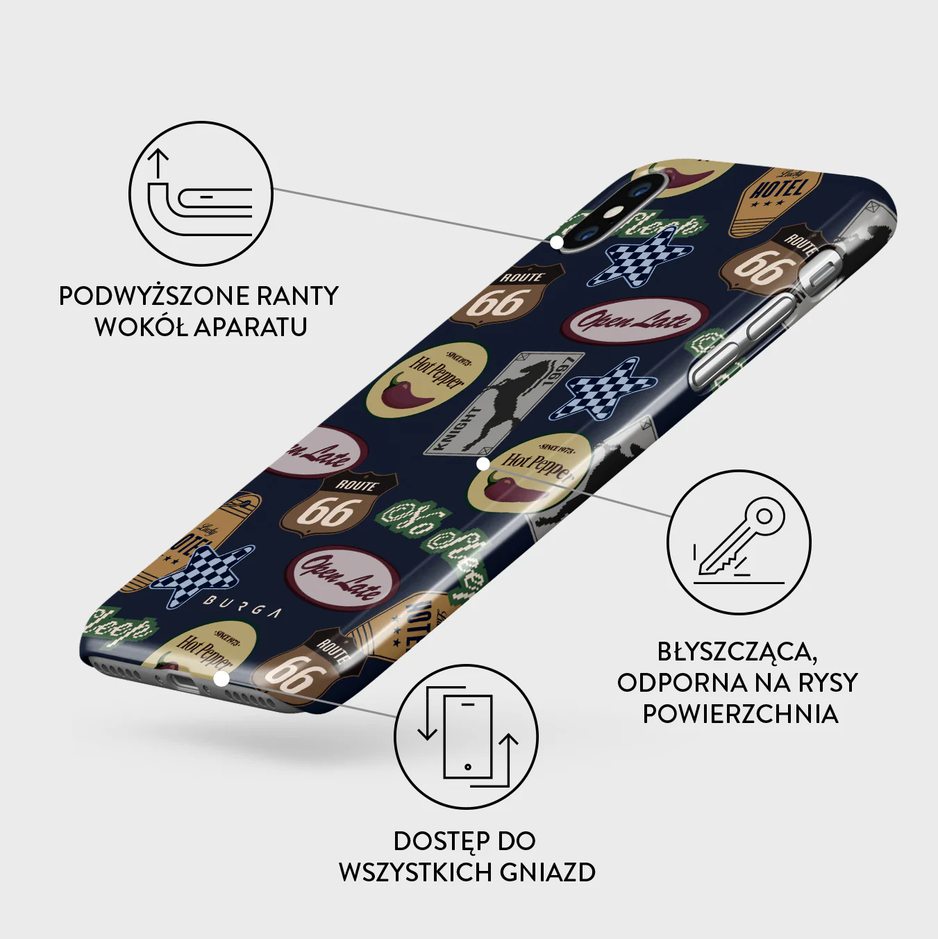 Open Late - iPhone X / XS Etui - Image 3