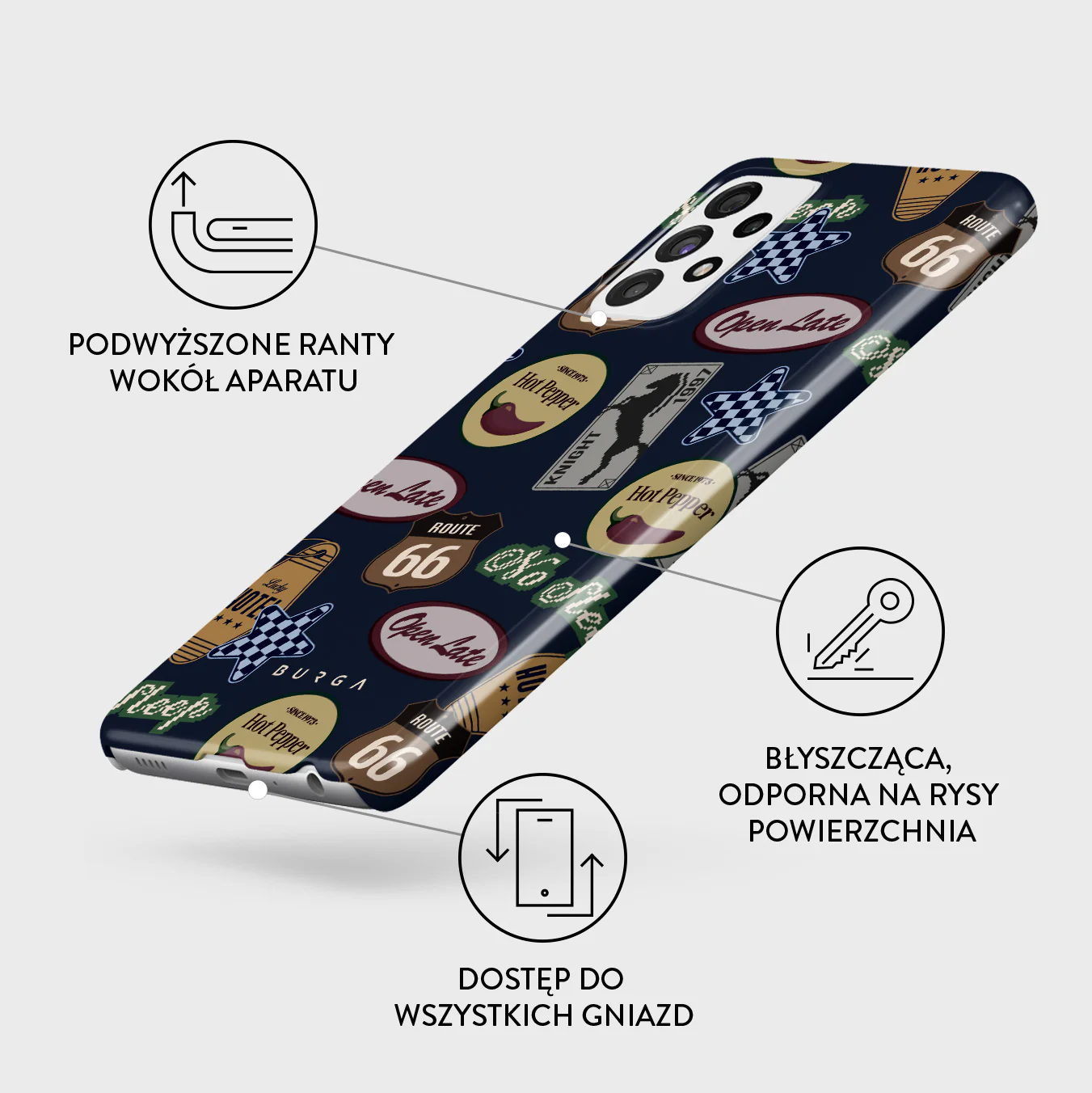 Open Late - Samsung Galaxy A72 4G / 5G Etui - Image 3