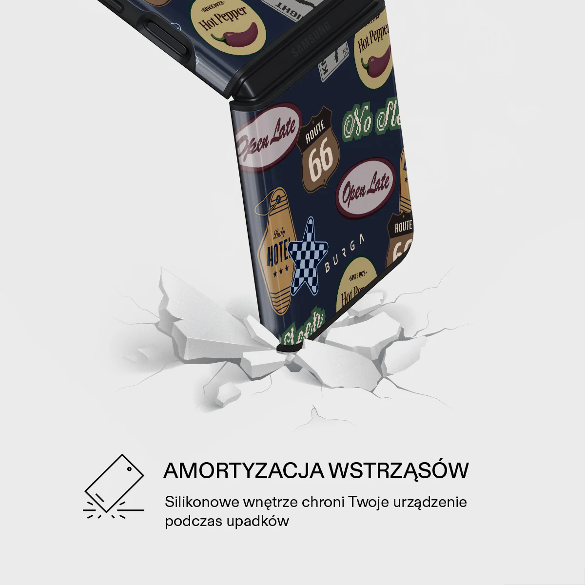Open Late - Samsung Galaxy Z Flip 3 Etui - Image 4