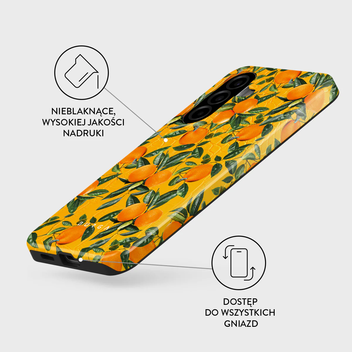 Orange Lemonade - Samsung Galaxy A57 5G Etui - Image 3