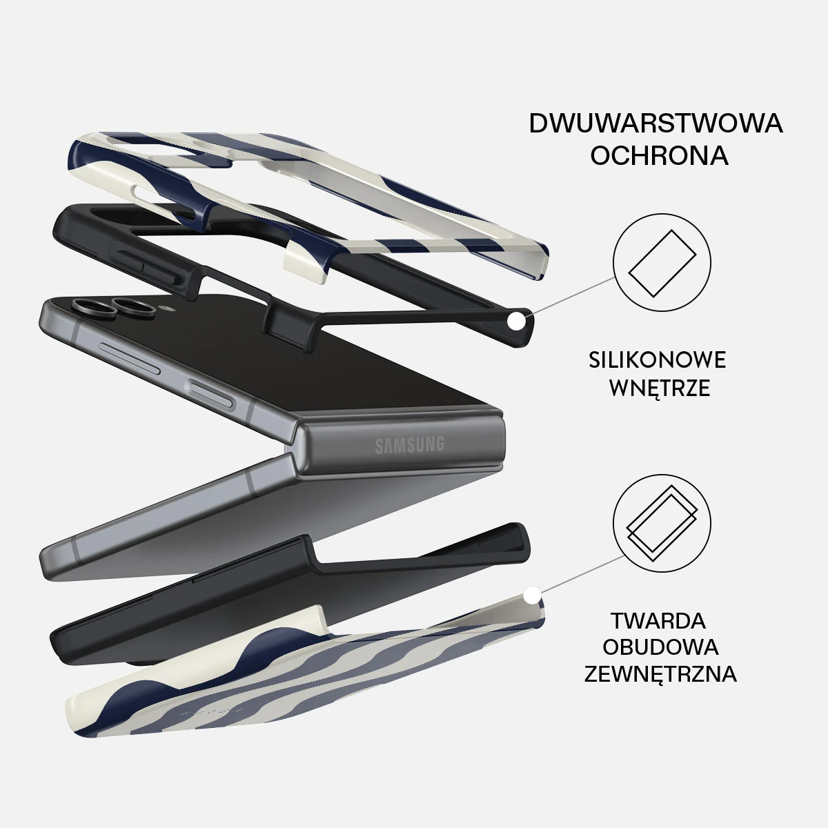Out of Line - Samsung Galaxy Z Flip 5 Etui - Image 2