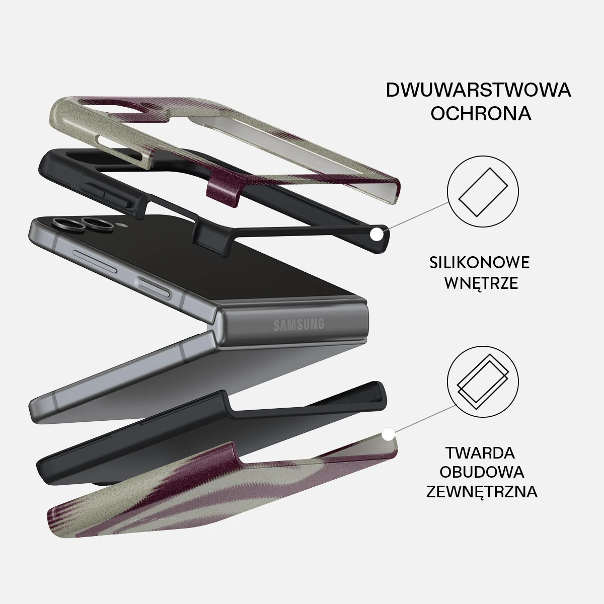 Phantom - Samsung Galaxy Z Flip 5 Etui - Image 2