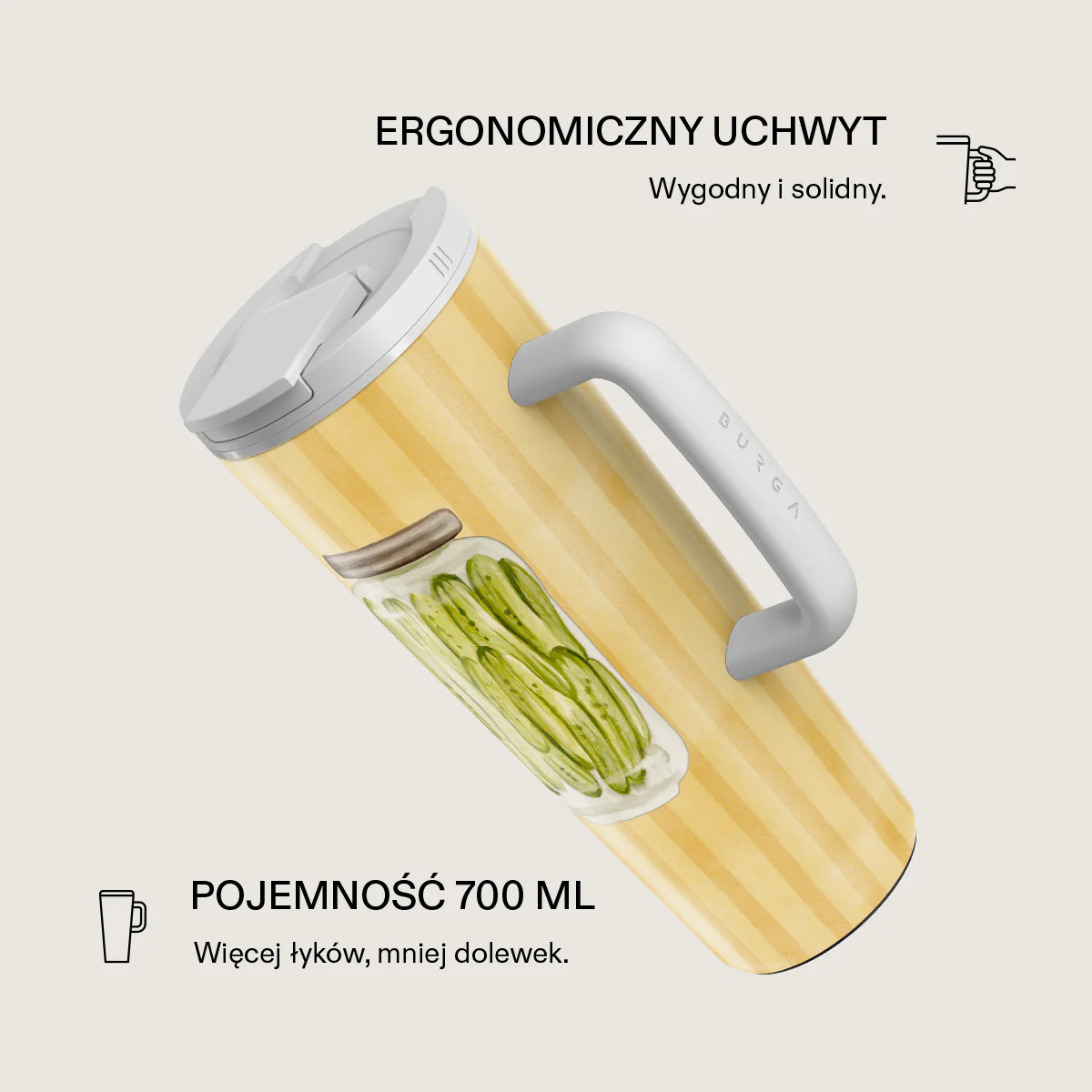 Pickled - Kubek podróżny EasyGrip - Image 2