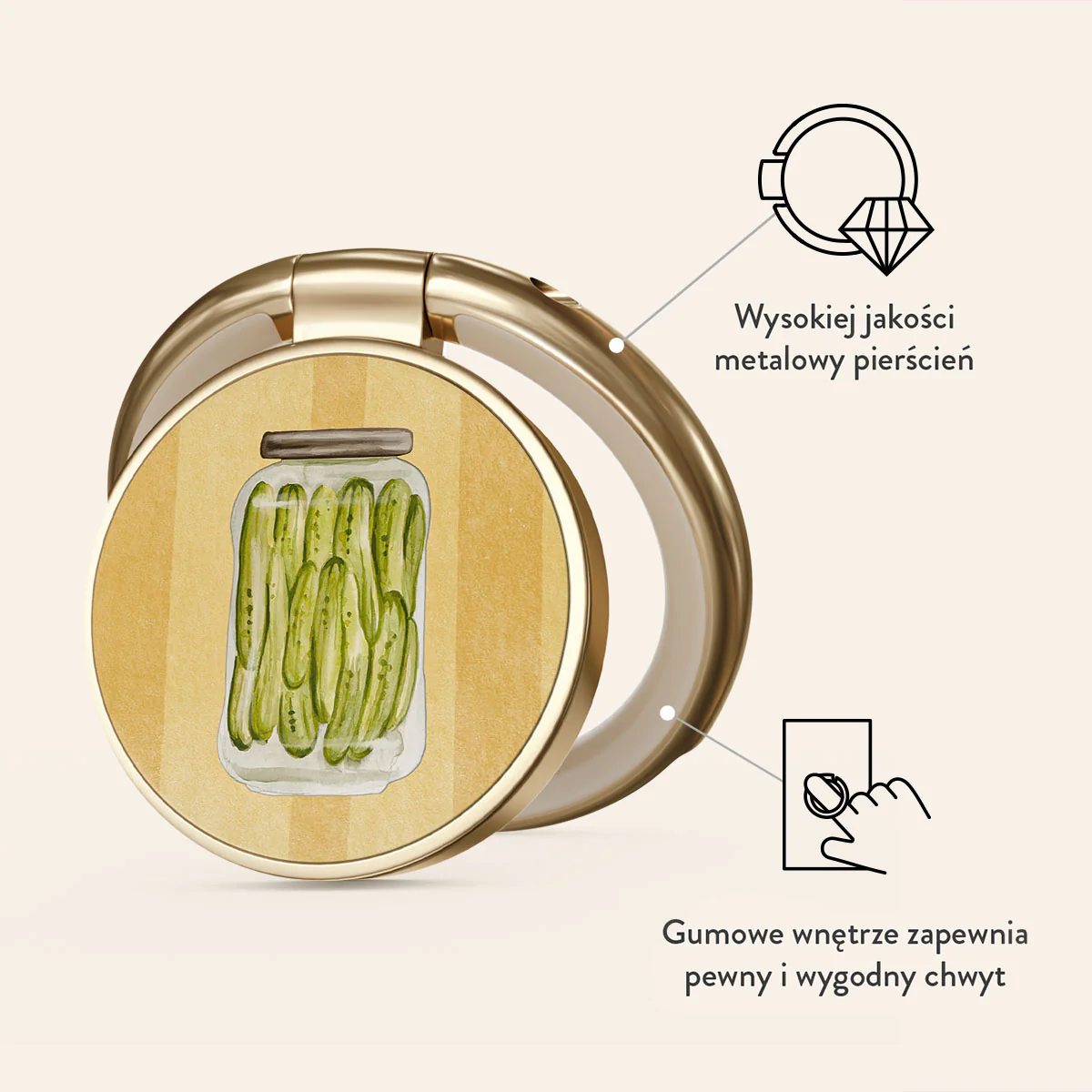 Pickled - Samoprzylepny Okrągły Uchwyt - Image 7