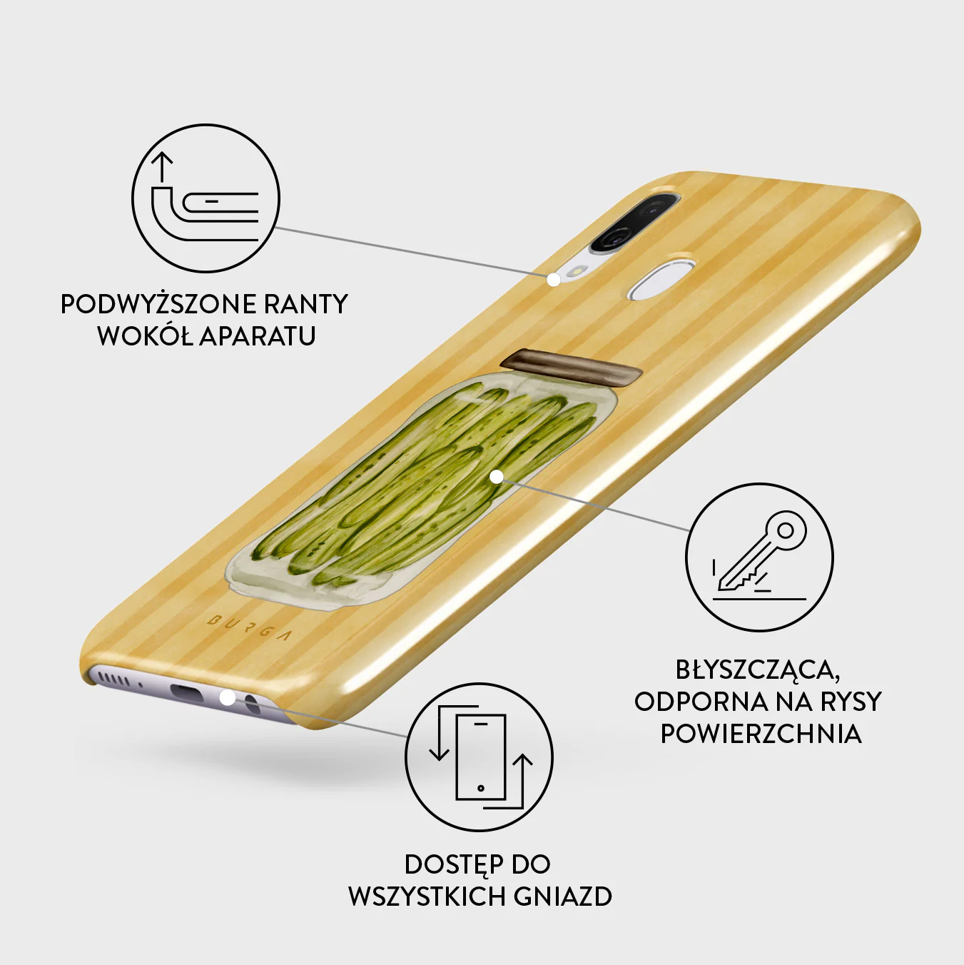 Pickled - Samsung Galaxy A40 Etui - Image 3