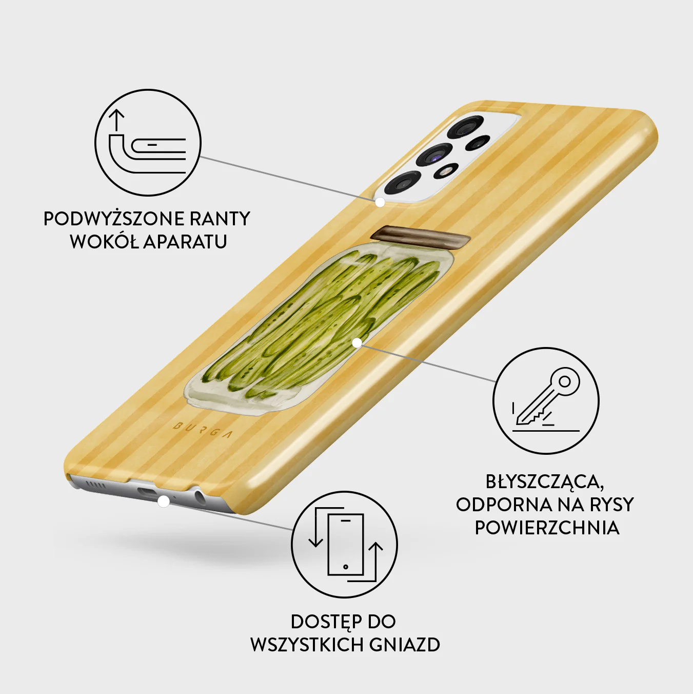 Pickled - Samsung Galaxy A72 4G / 5G Etui - Image 3