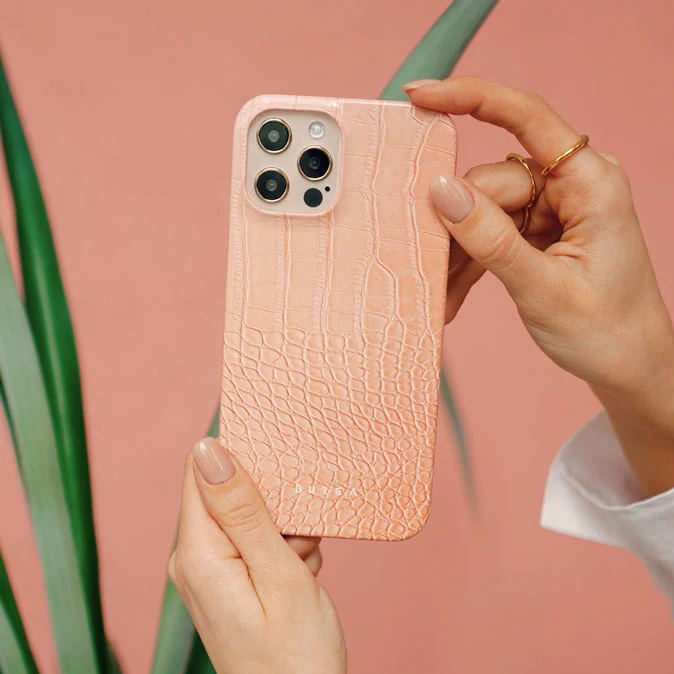 Pink Croco - Samsung Galaxy A57 5G Etui - Image 5