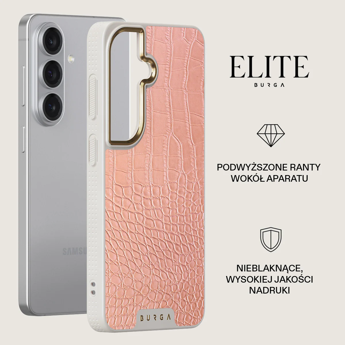 Pink Croco - Samsung Galaxy S26 Etui - Image 27