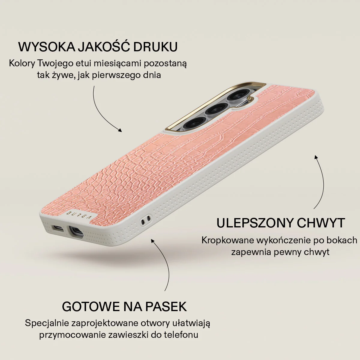 Pink Croco - Samsung Galaxy S26 Etui - Image 30