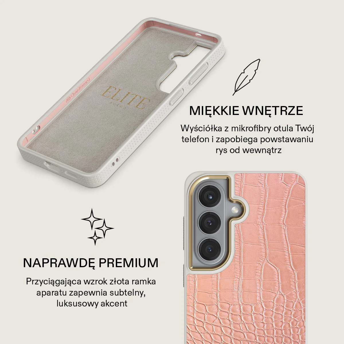 Pink Croco - Samsung Galaxy S26 Plus Etui - Image 31