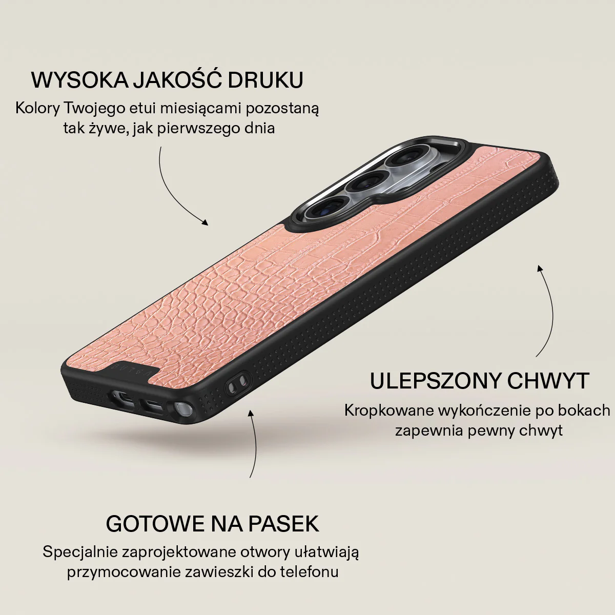 Pink Croco - Samsung Galaxy S26 Ultra Etui - Image 16
