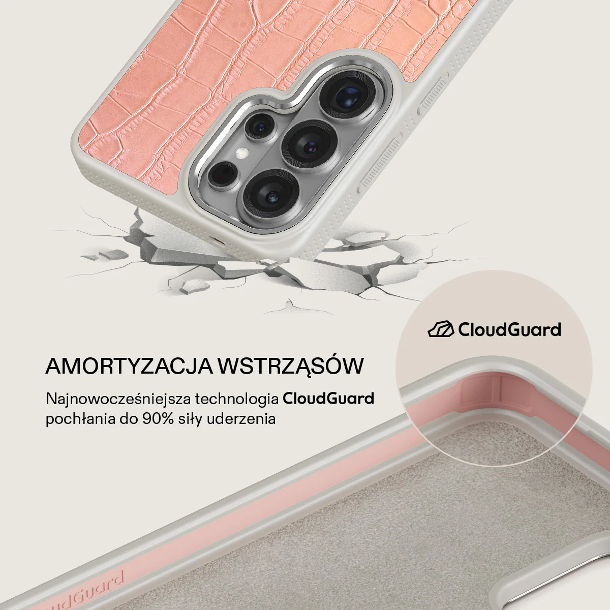 Pink Croco - Samsung Galaxy S26 Ultra Etui - Image 35