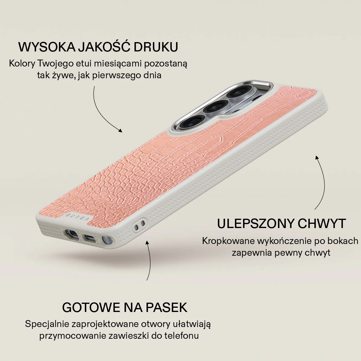 Pink Croco - Samsung Galaxy S26 Ultra Etui - Image 37
