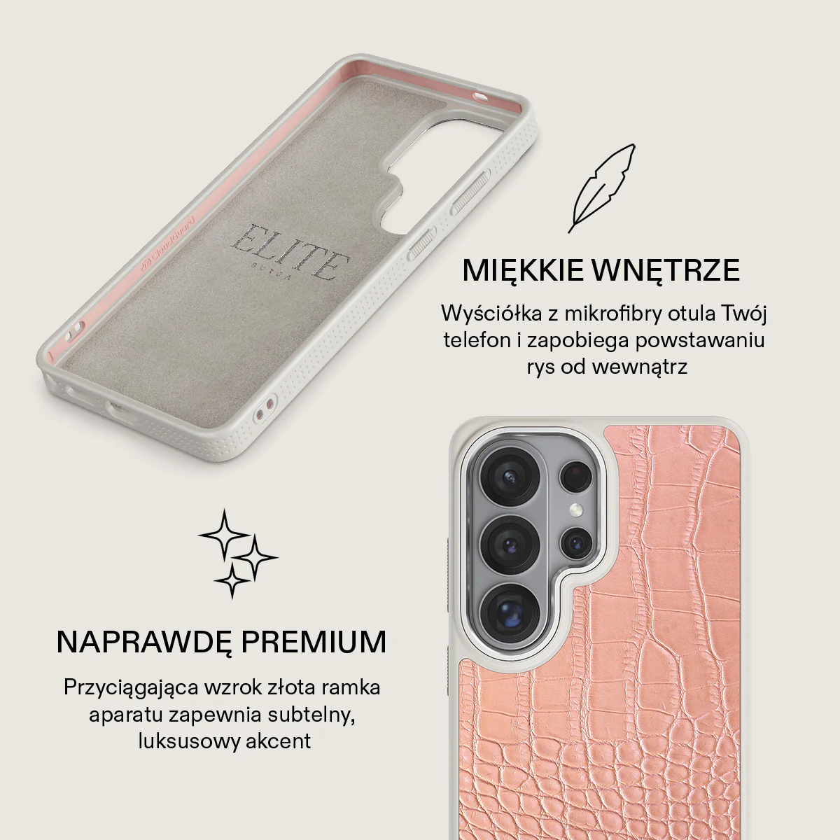 Pink Croco - Samsung Galaxy S26 Ultra Etui - Image 38