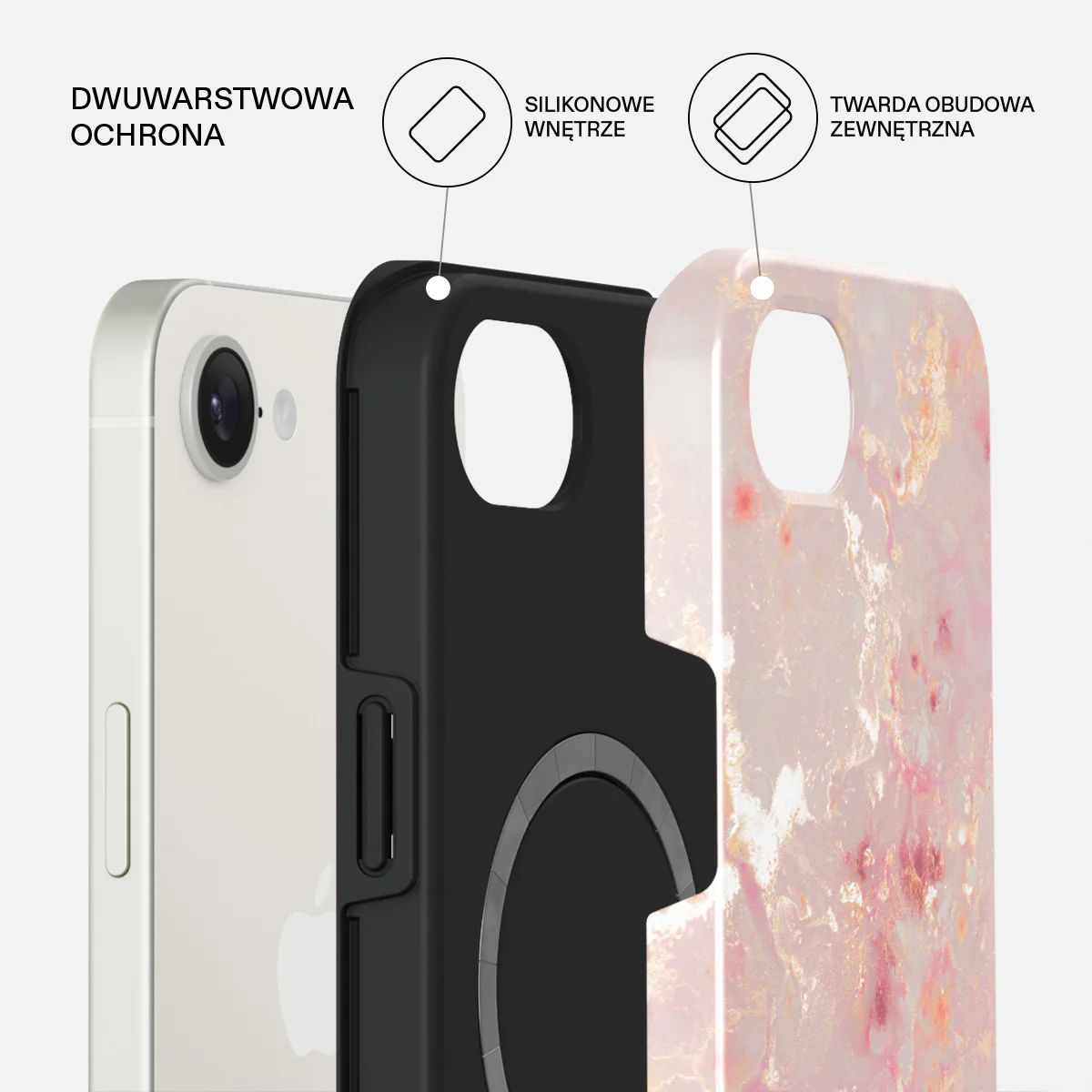 Golden Coral - iPhone 17e Etui - Image 2
