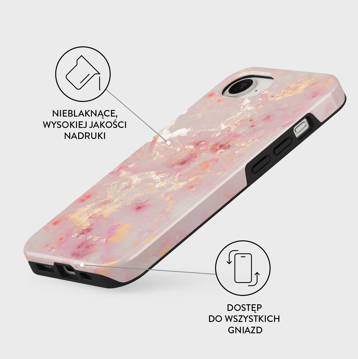 Golden Coral - iPhone 17e Etui - Image 3