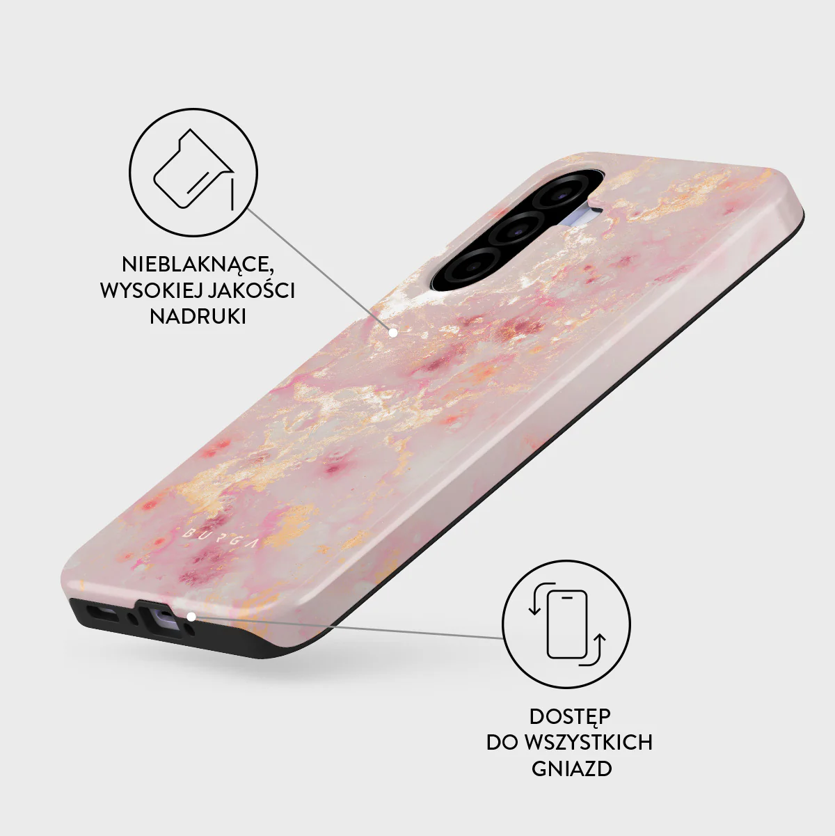 Golden Coral - Samsung Galaxy A37 5G Etui - Image 3