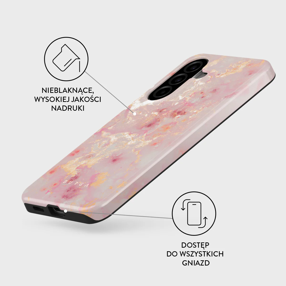 Golden Coral - Samsung Galaxy A57 5G Etui - Image 3