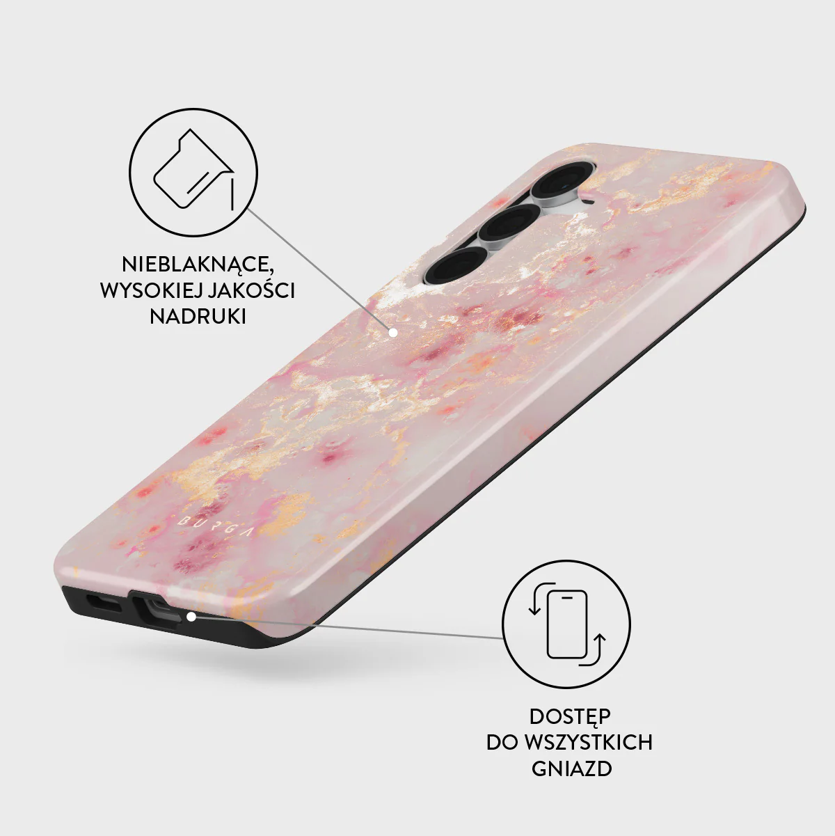 Golden Coral - Samsung Galaxy S25 FE Etui - Image 3