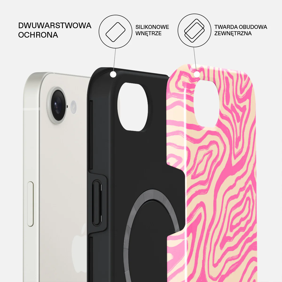 Pink Shores - iPhone 17e Etui - Image 2