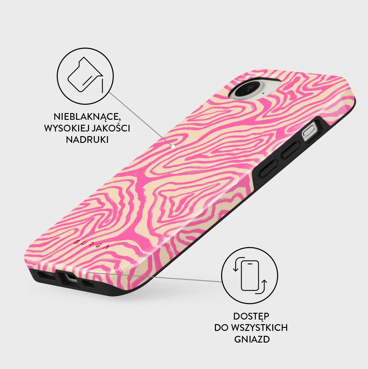 Pink Shores - iPhone 17e Etui - Image 3