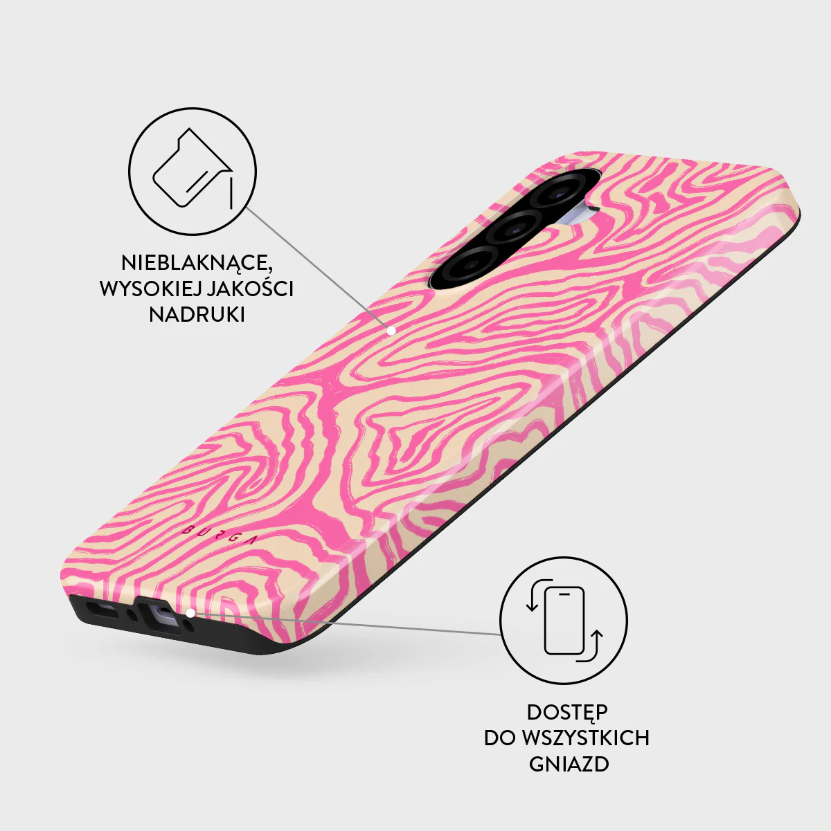 Pink Shores - Samsung Galaxy A37 5G Etui - Image 3