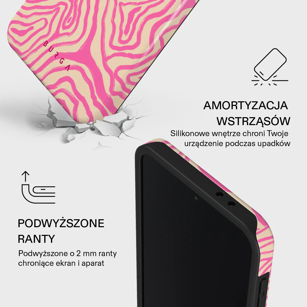 Pink Shores - Samsung Galaxy A37 5G Etui - Image 4