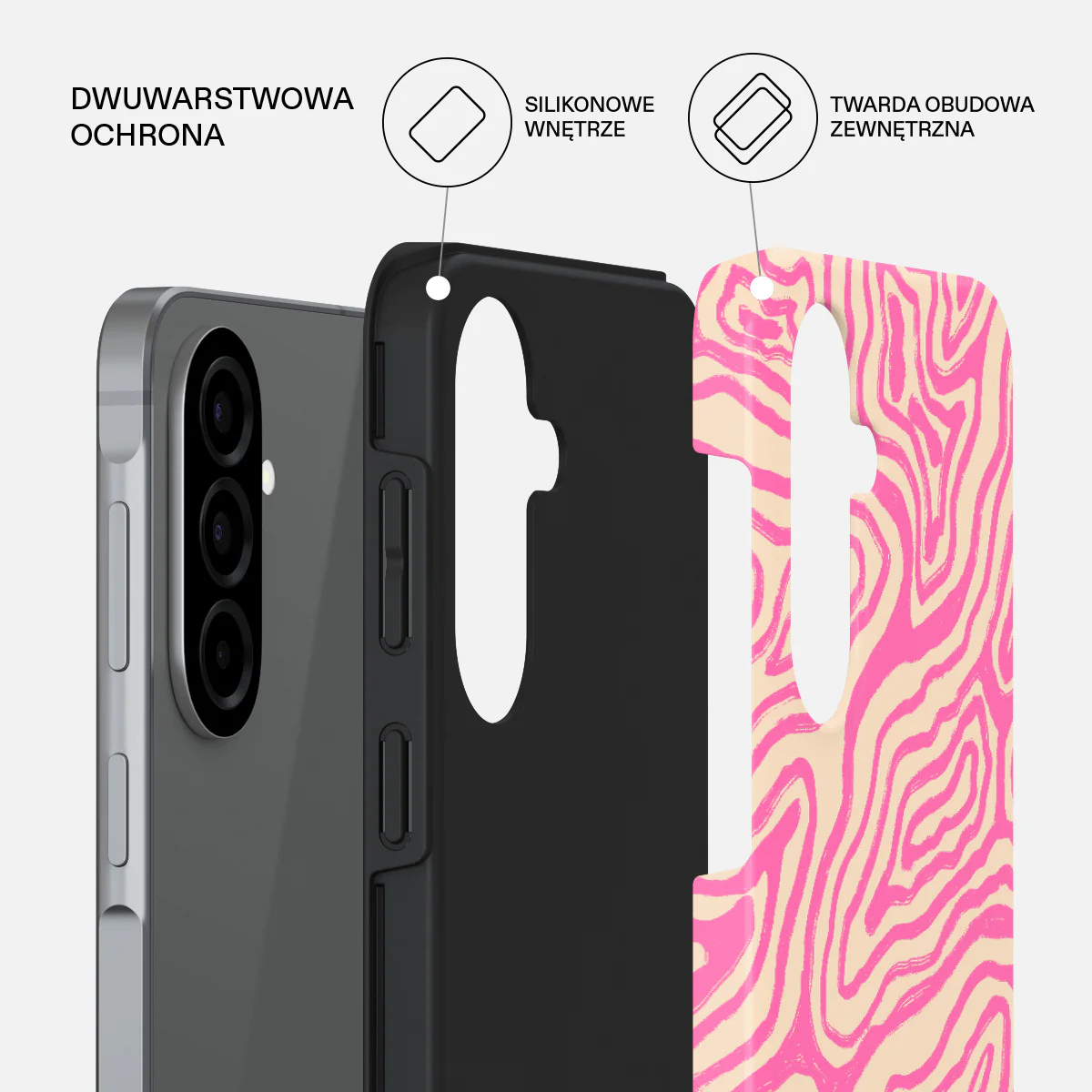 Pink Shores - Samsung Galaxy A57 5G Etui - Image 2