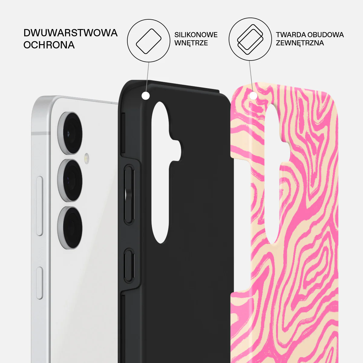 Pink Shores - Samsung Galaxy S25 FE Etui - Image 2