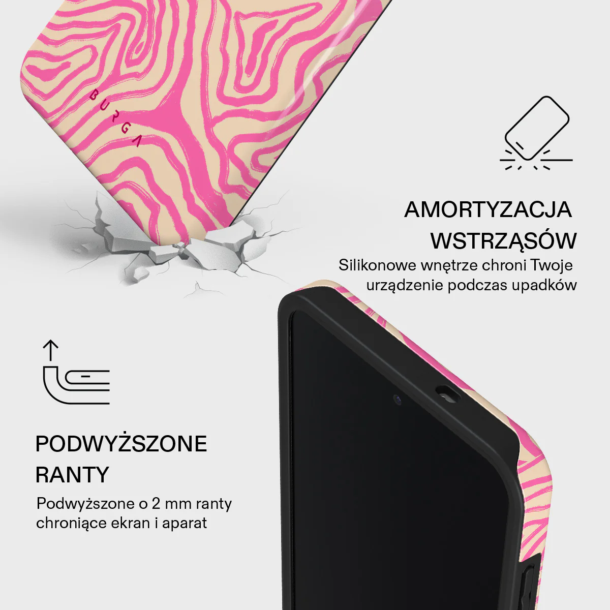 Pink Shores - Samsung Galaxy S25 FE Etui - Image 4