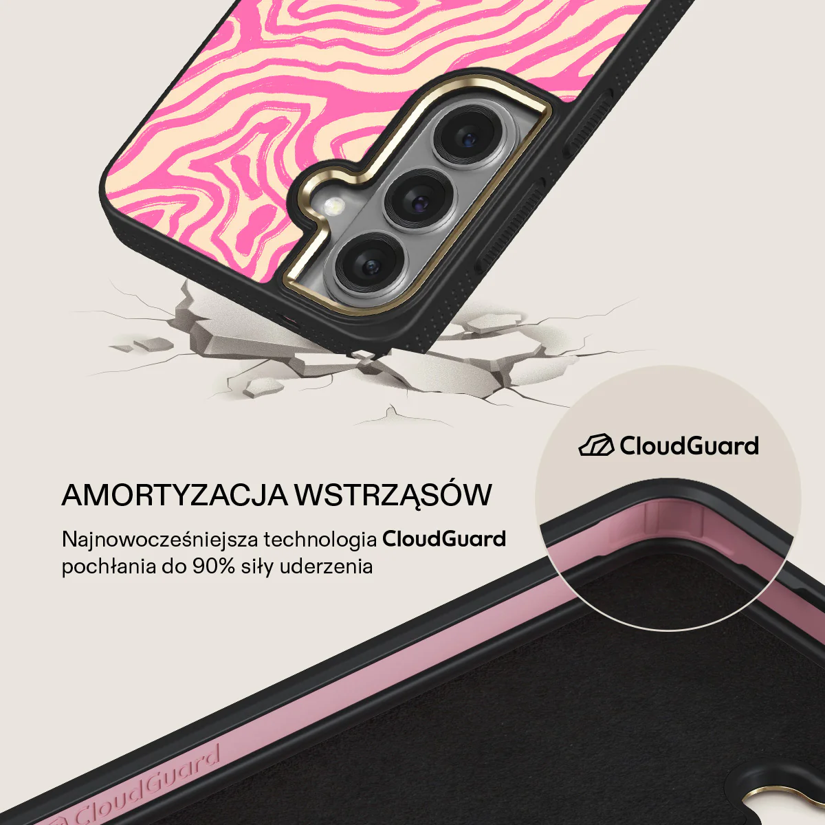 Pink Shores - Samsung Galaxy S26 Plus Etui - Image 7