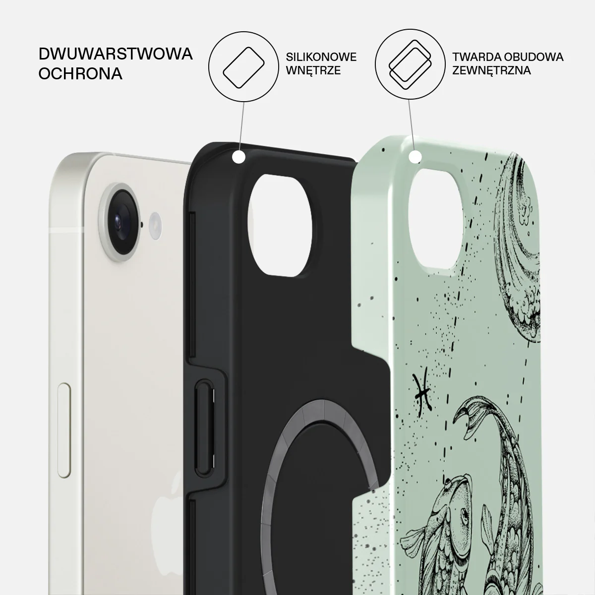 Pisces - iPhone 17e Etui - Image 14