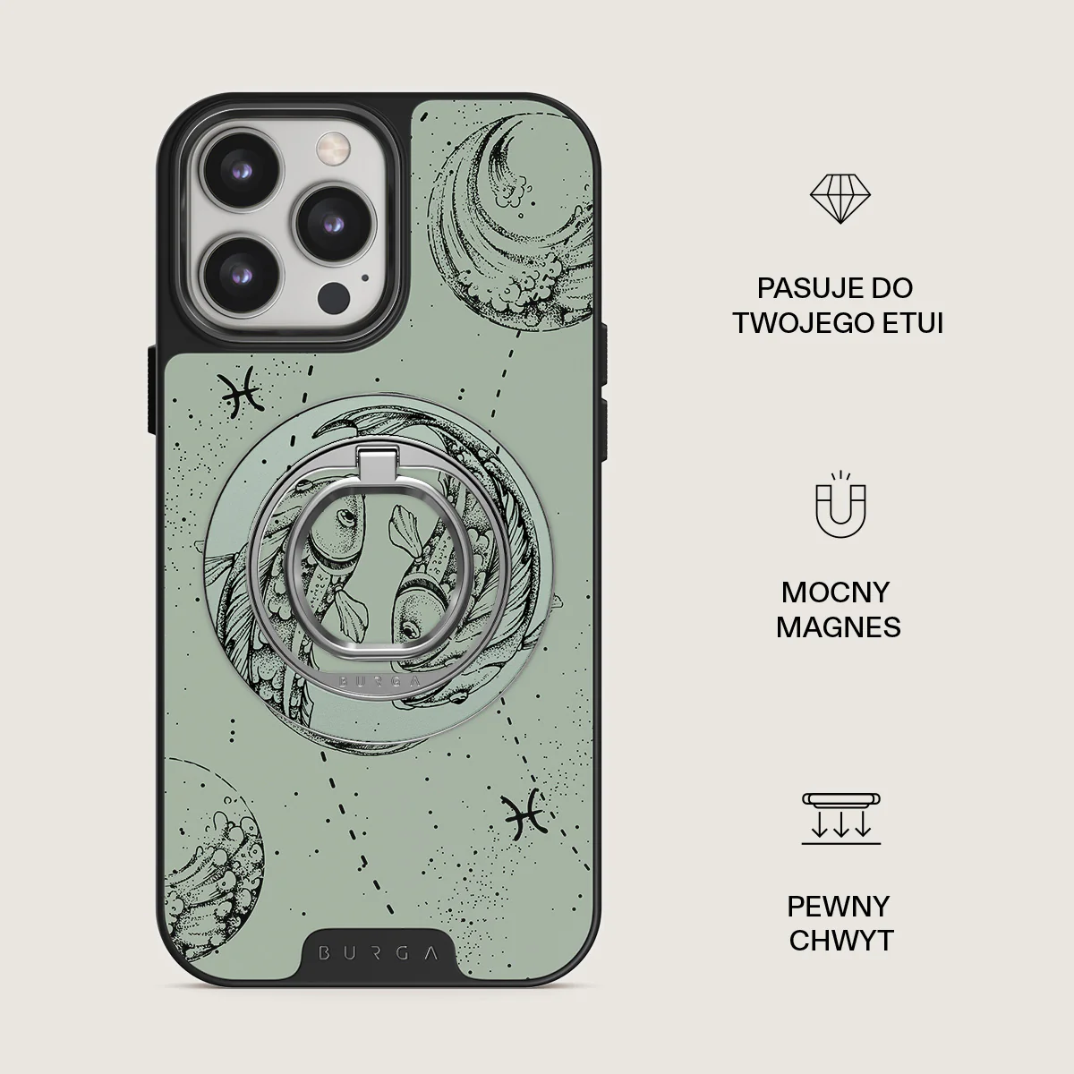 Pisces - Magnetyczny Okrągły Uchwyt - Image 14