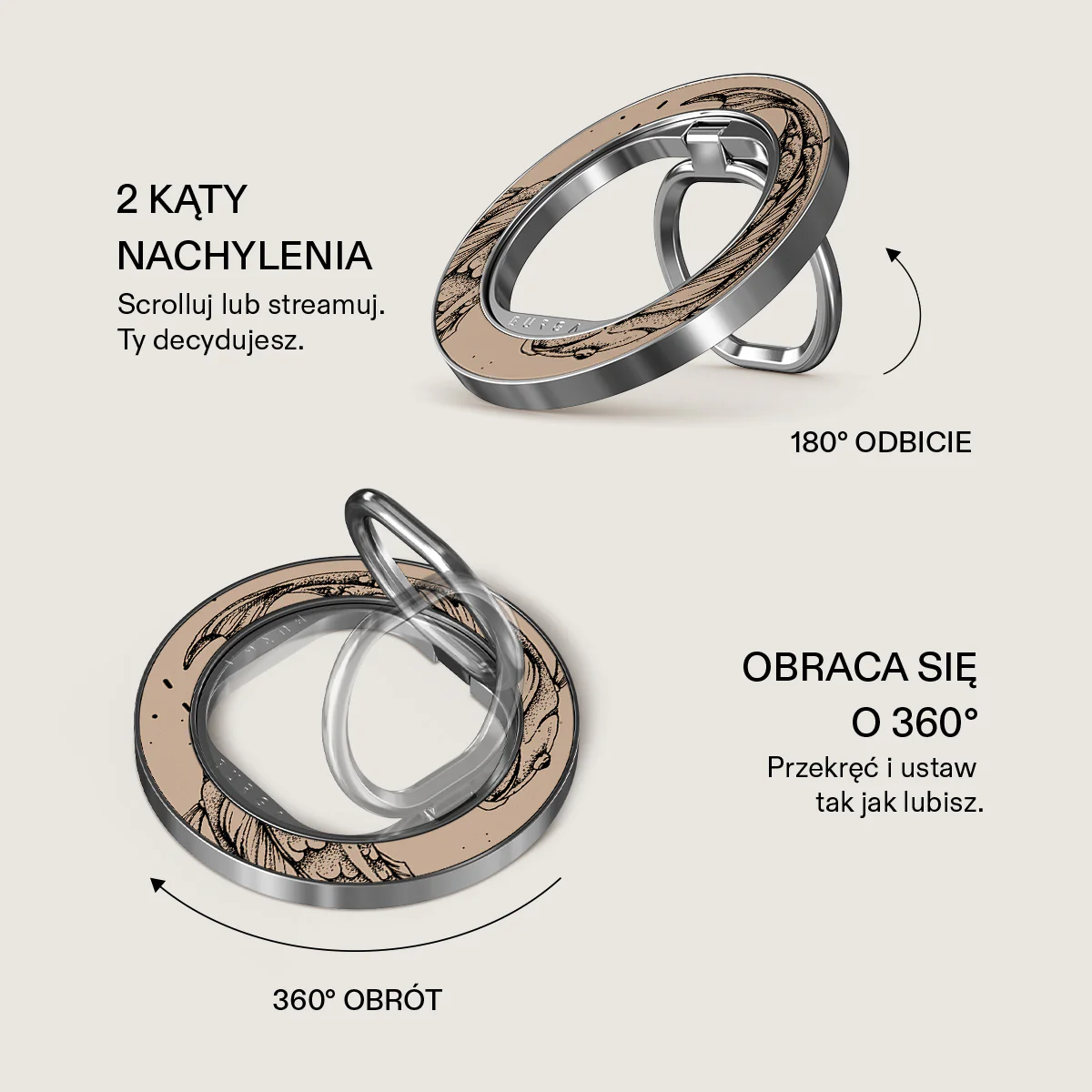 Pisces - Magnetyczny Okrągły Uchwyt - Image 19
