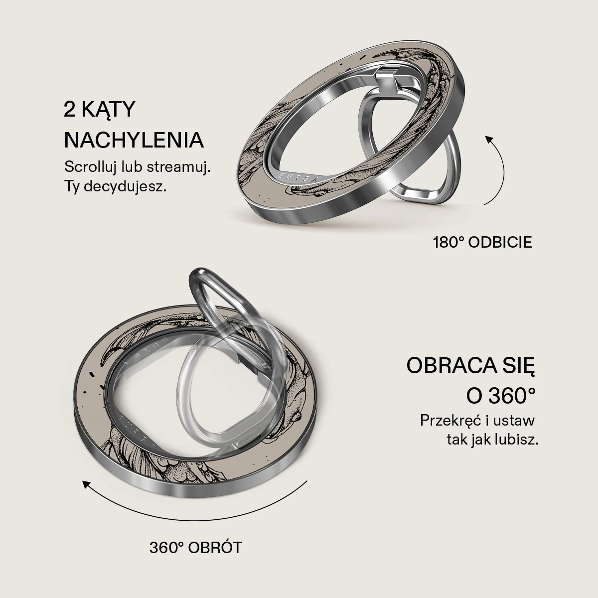 Pisces - Magnetyczny Okrągły Uchwyt - Image 3