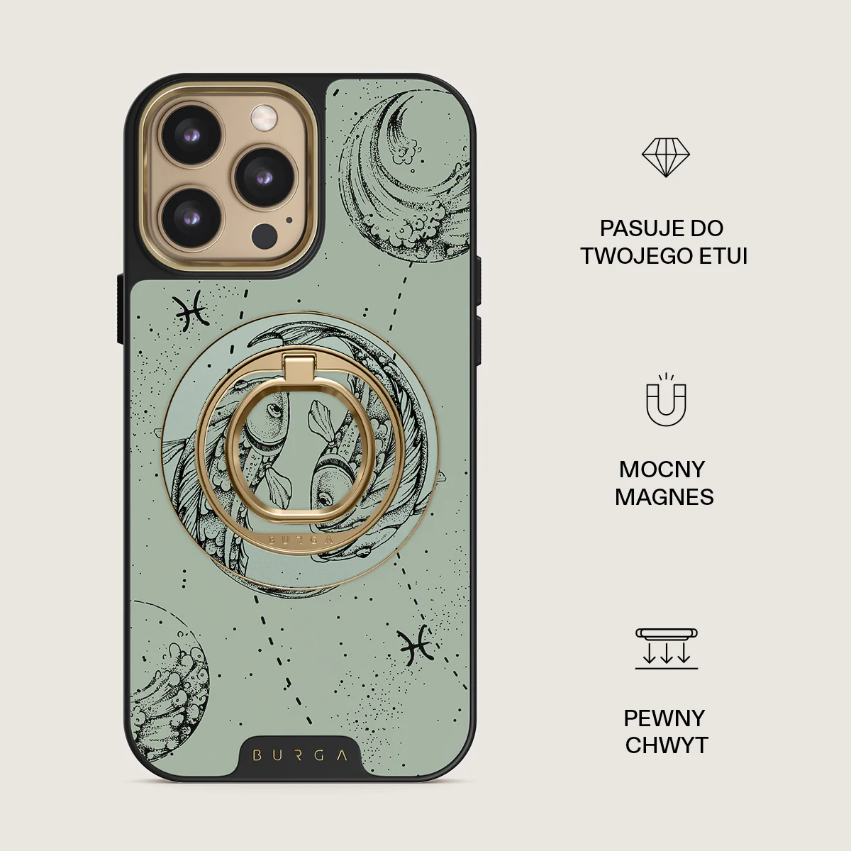 Pisces - Magnetyczny Okrągły Uchwyt - Image 34